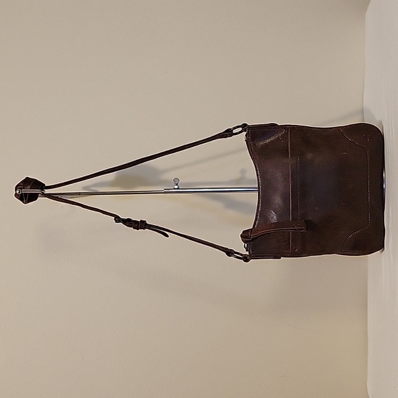 Frye Handbags - Frye Small Brown Leather Crossbody Shoulder Bag